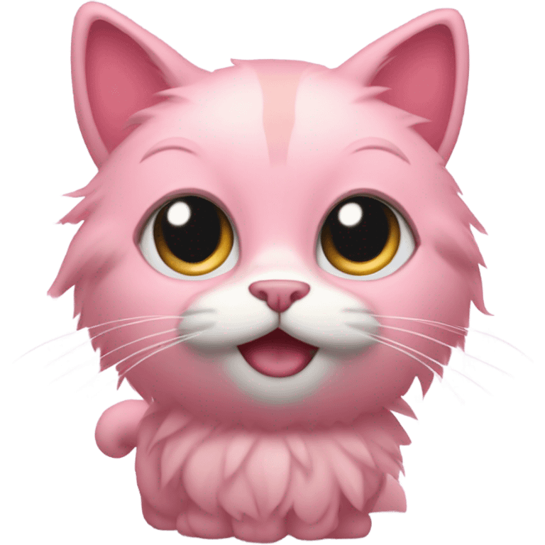 Pink cat emoji