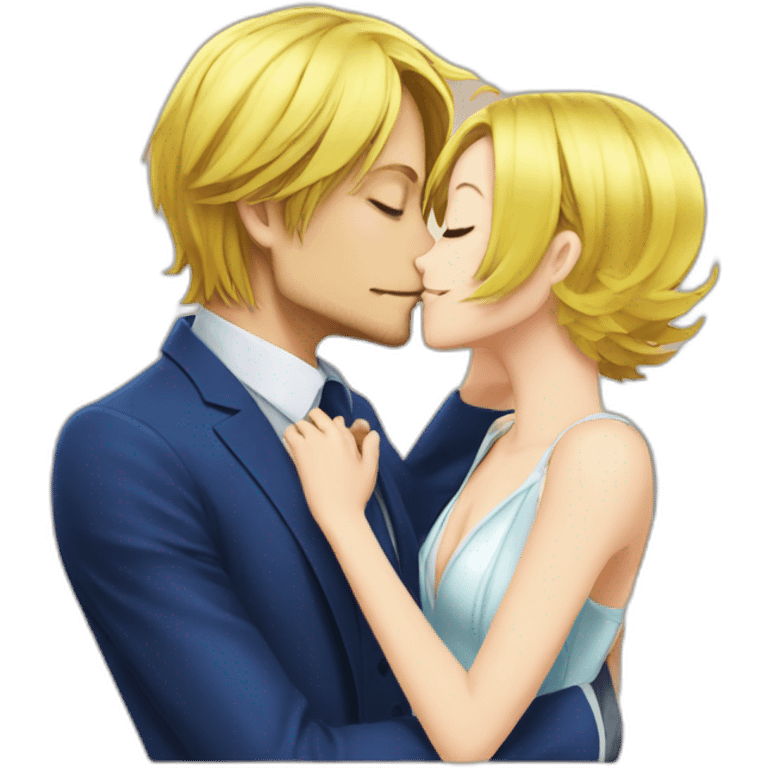 Sanji kiss kami emoji