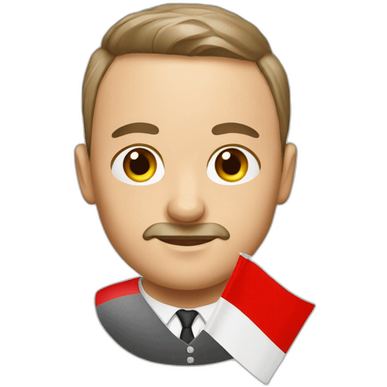 polish man with polish flag emoji