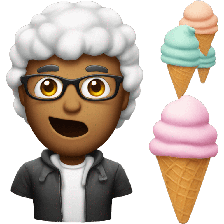 Killer ice cream  emoji