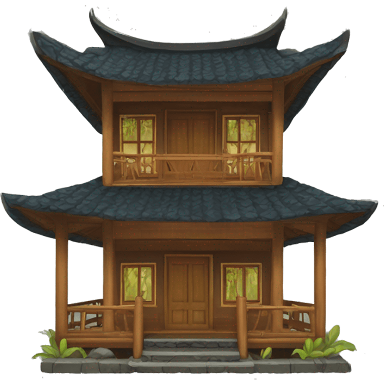 Minangkabau house emoji