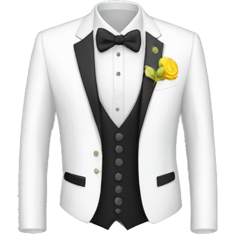 traje blanco emoji