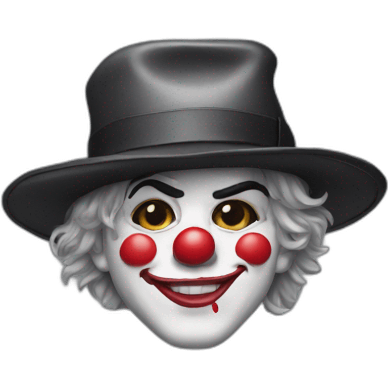 michael jackson clown emoji