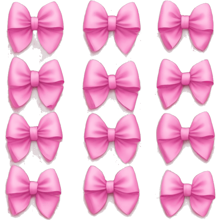 Pink bows  emoji