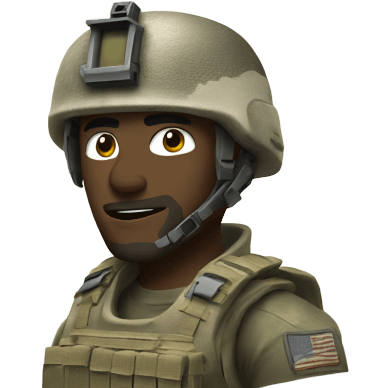 Call of duty soldier  emoji