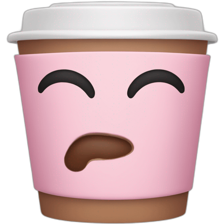 kawaii coffee cup emoji