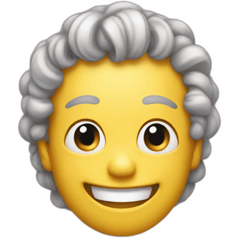 Smocked high smiley emoji