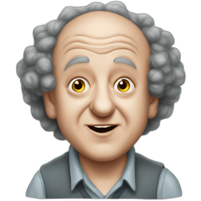 Young Larry fine of the three stooges emoji