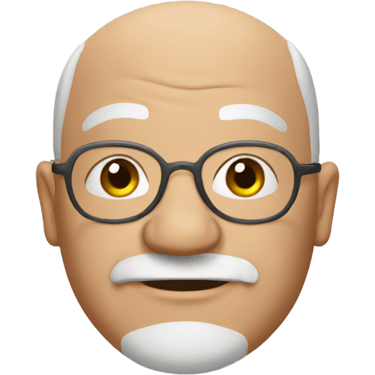 Fat bald grandpa emoji