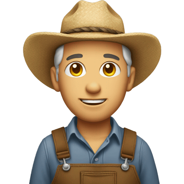 a farmer woth  emoji