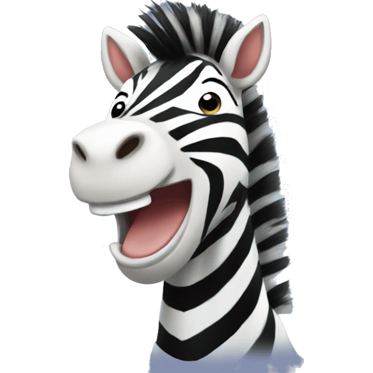 laughing zebra emoji