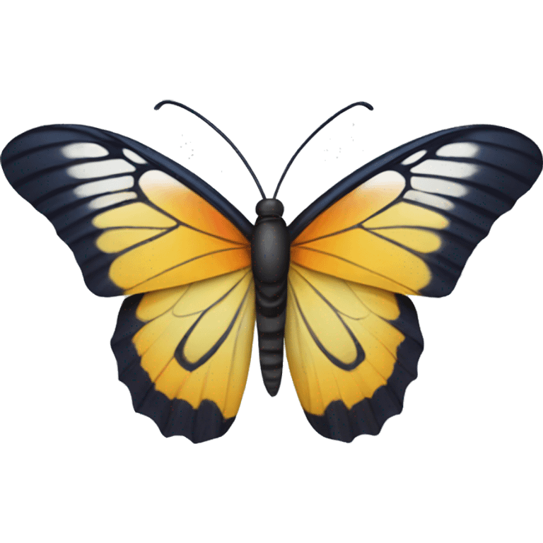 Butterfly with bird beak  emoji