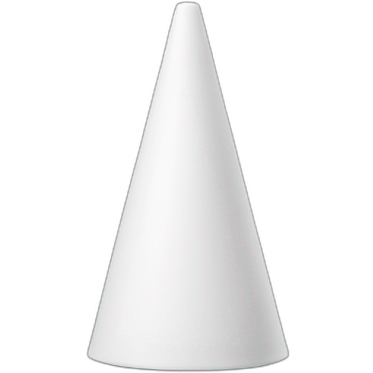 white cone on head emoji