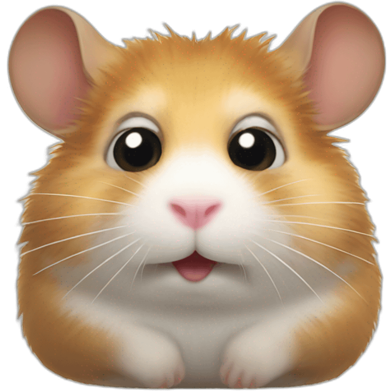 hamster with three eyes emoji