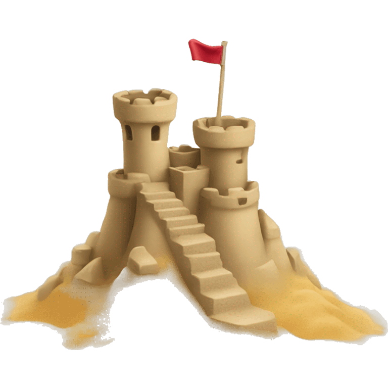 Sand castle emoji