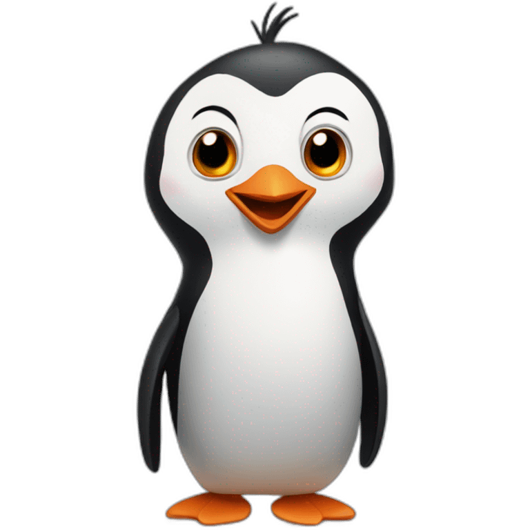 Madagascar penguin cartoon emoji