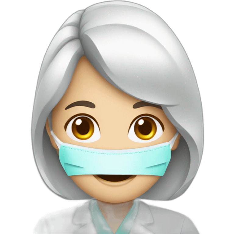 dentista mujer emoji