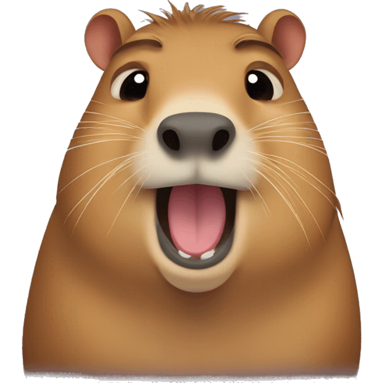 Capybara crying emoji