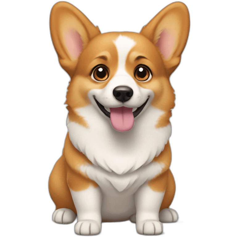 Corgi dog emoji