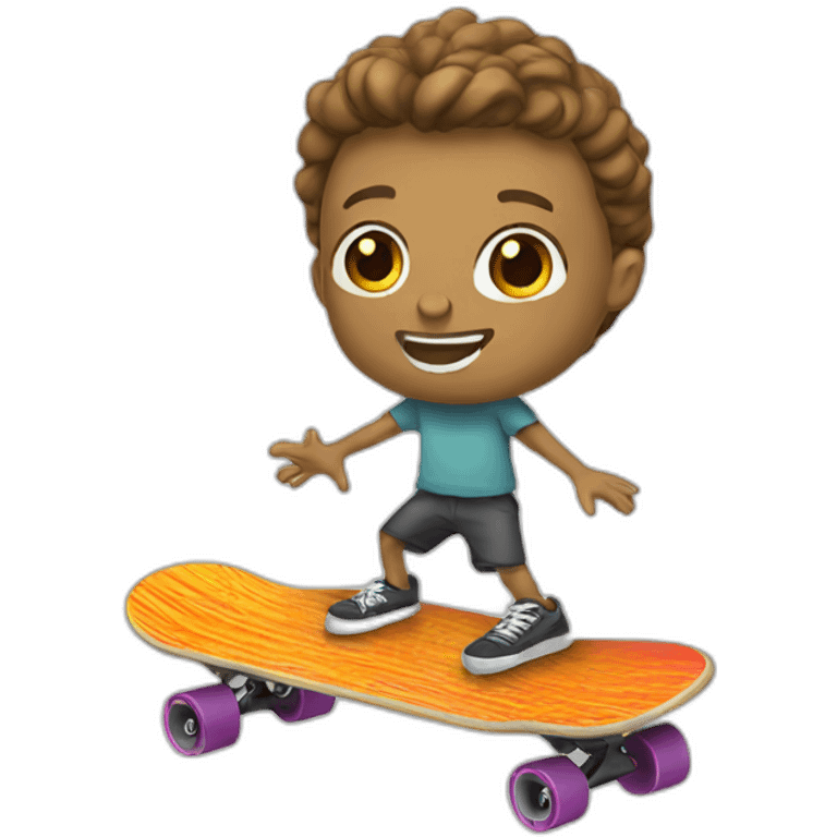 Skateboard emoji