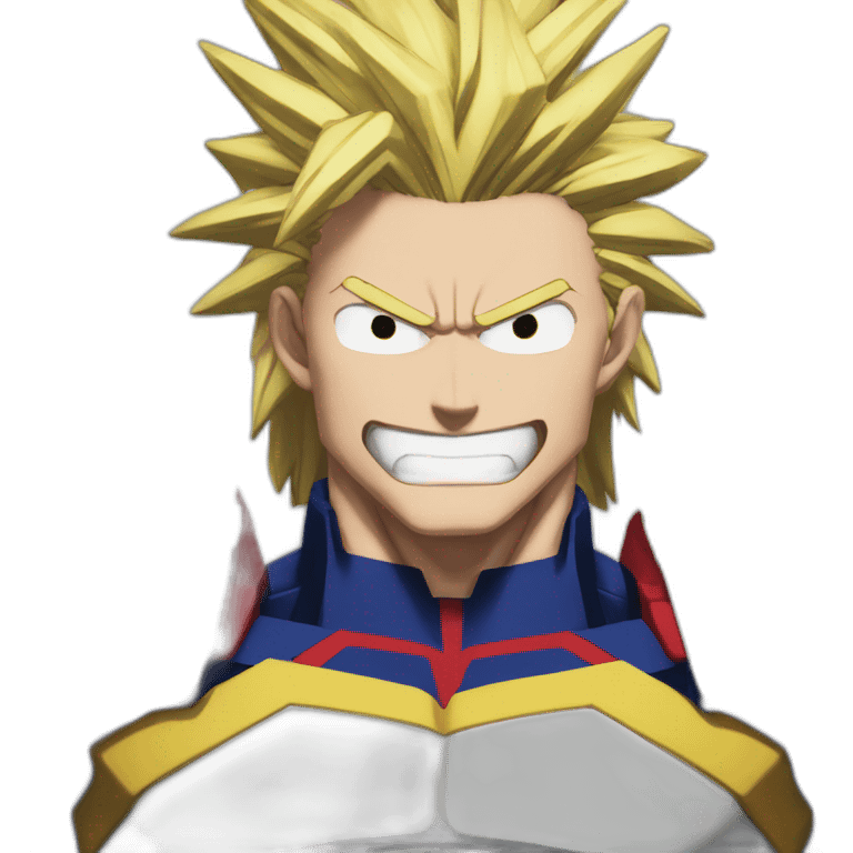 All might my hero academia motivated emoji