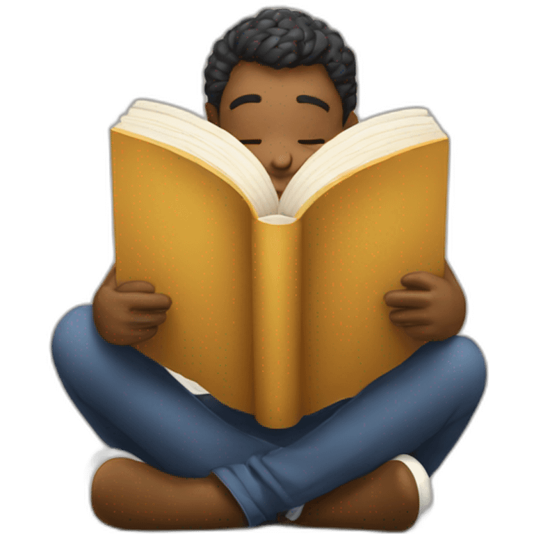 reading a book emoji