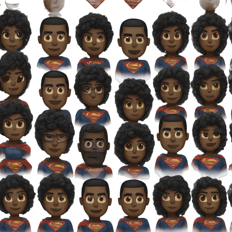 Black Superman emoji