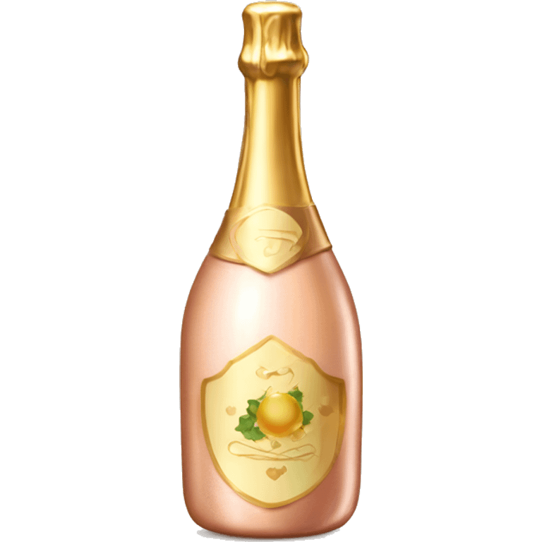 A bottle of champagne potion A bottle of champagne potion emoji