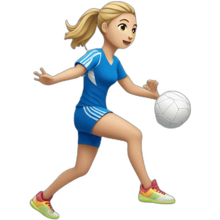 Handball girl emoji