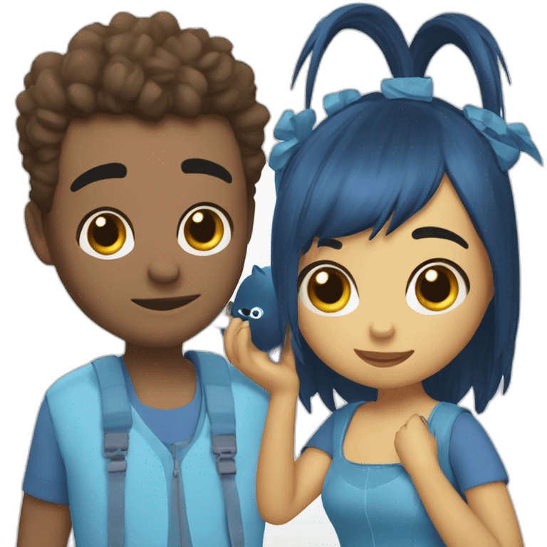 Bluey and bingo plays doll emoji