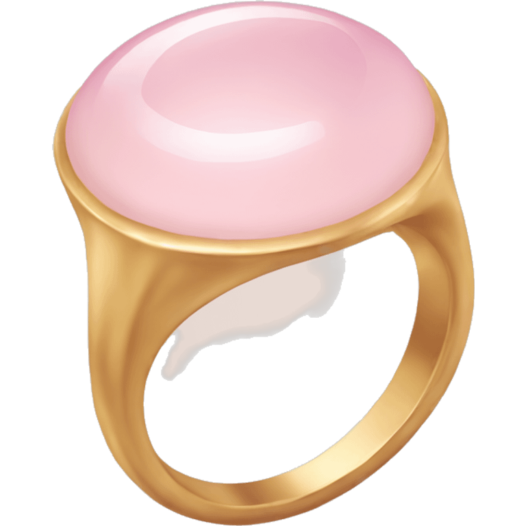 pale pink ring emoji