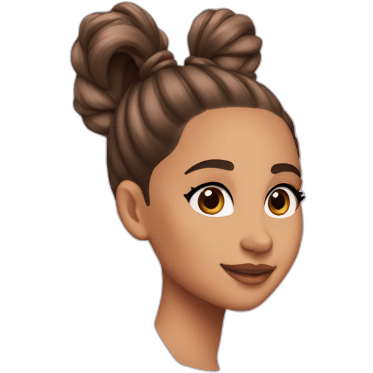 Ariana grande ponytail emoji