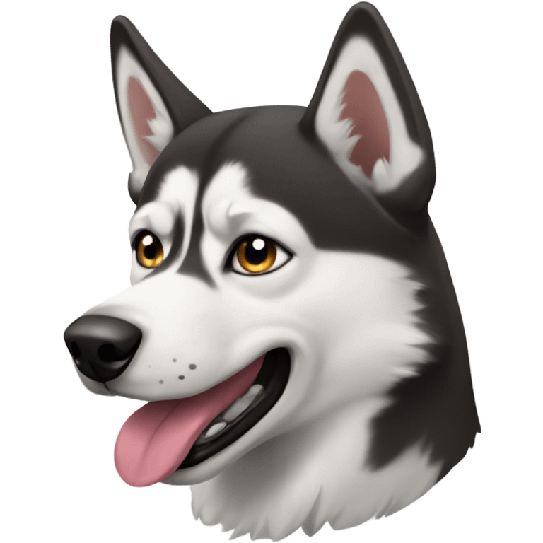 Perro husky emoji