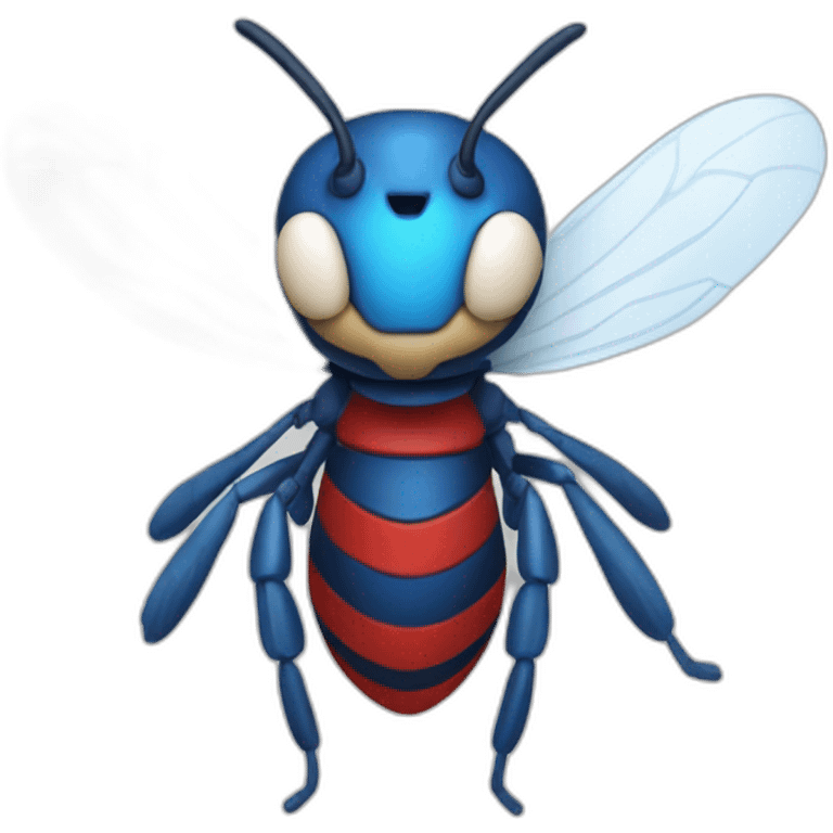 Hornet-blue-white-red emoji