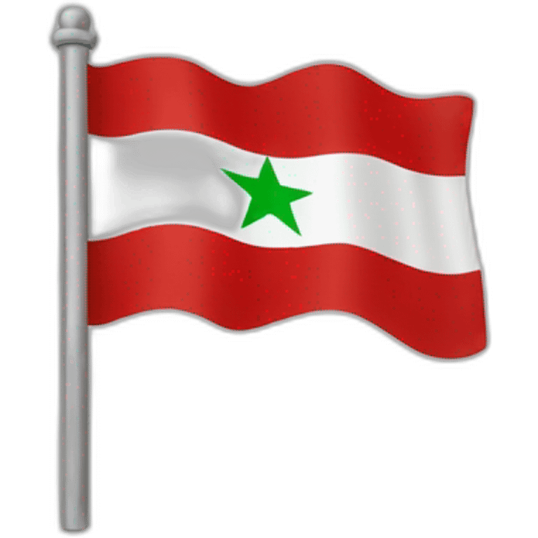 Drapeau Syrie libre emoji