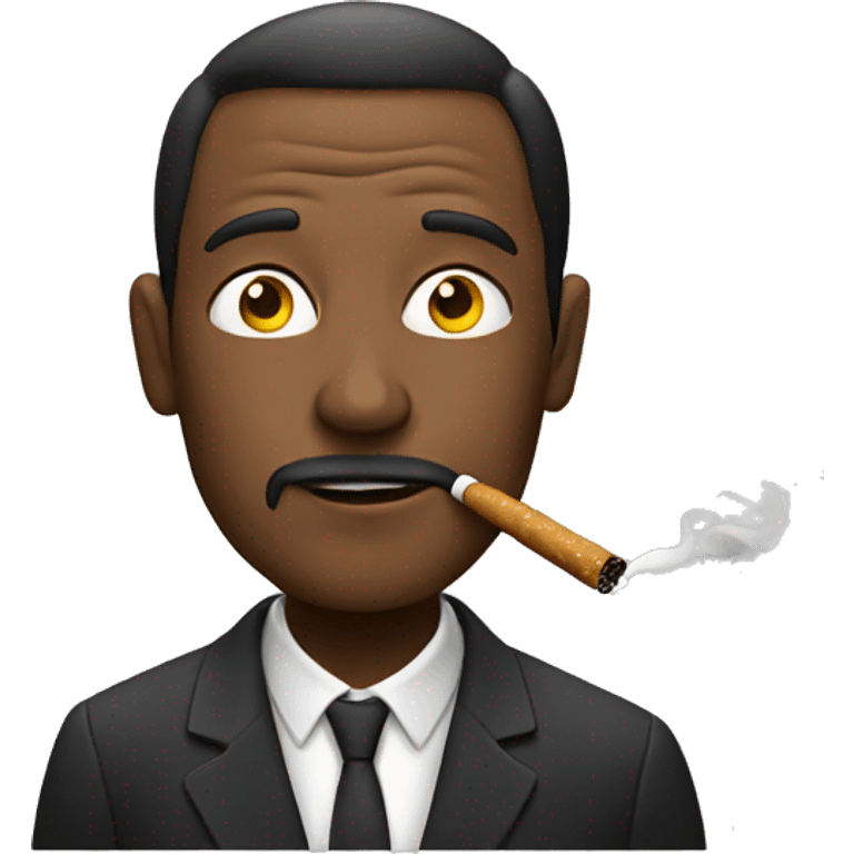 Man smoking emoji