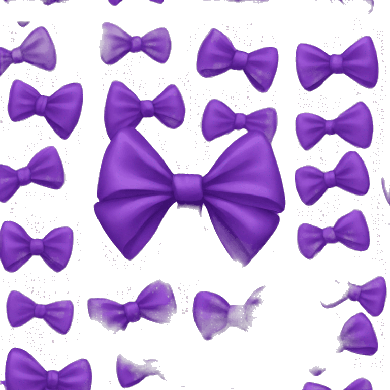 purple bow emoji