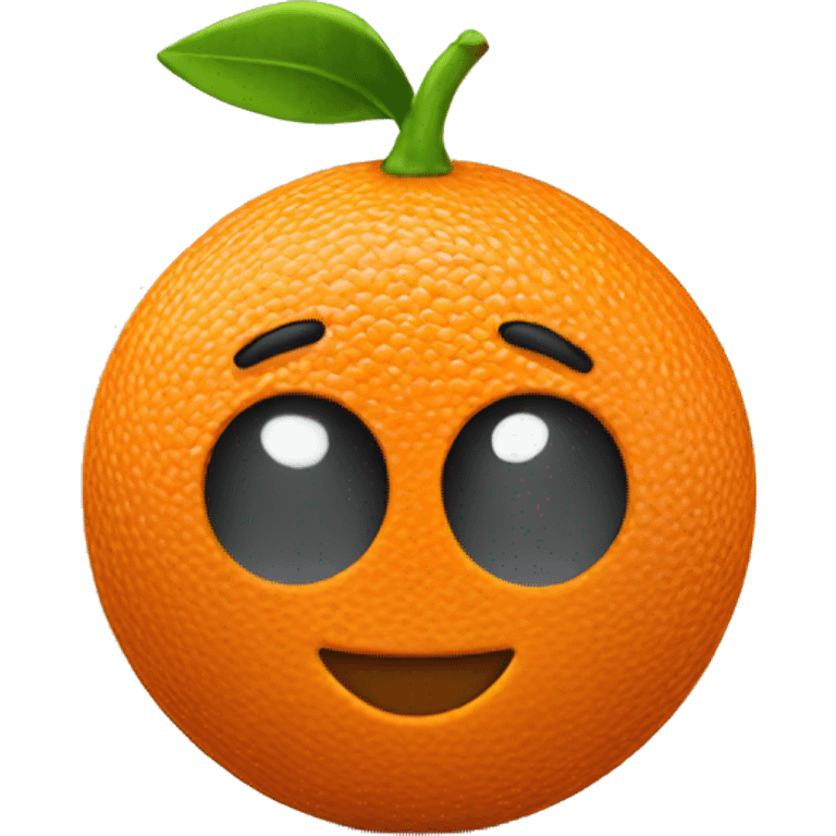 3D Orange  emoji