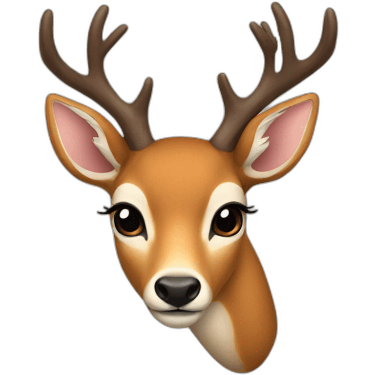 lady deer emoji