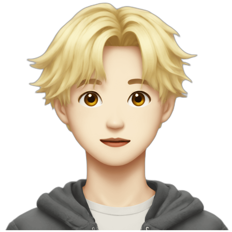 Bangchan Blond straykids emoji