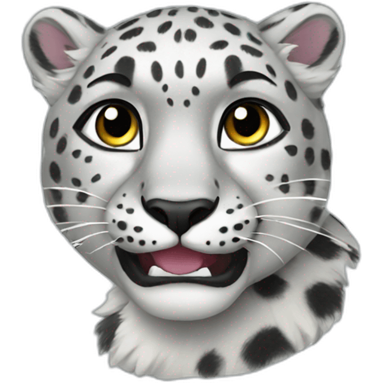 snow leopard emoji