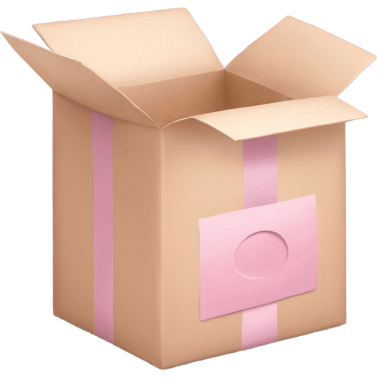 light pink package emoji