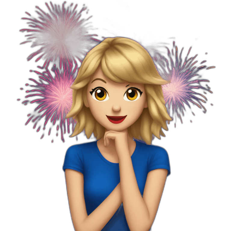 Taylor Swift fireworks emoji