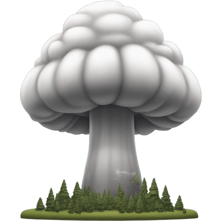 explosion, mushroom cloud emoji