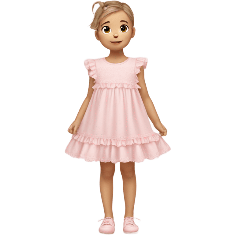 Baby pink dress emoji