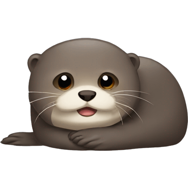 Sad otter emoji