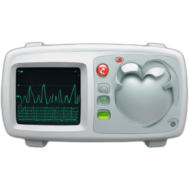 heart monitor emoji