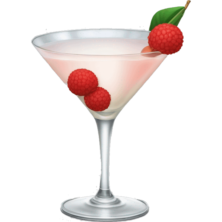 Lychee martini  emoji