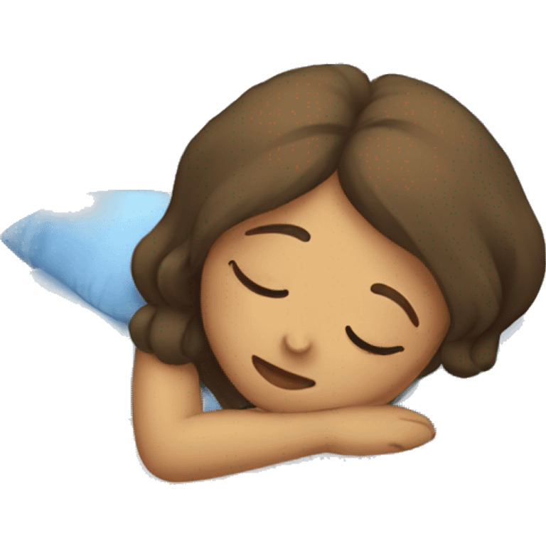 Girl sleep  emoji