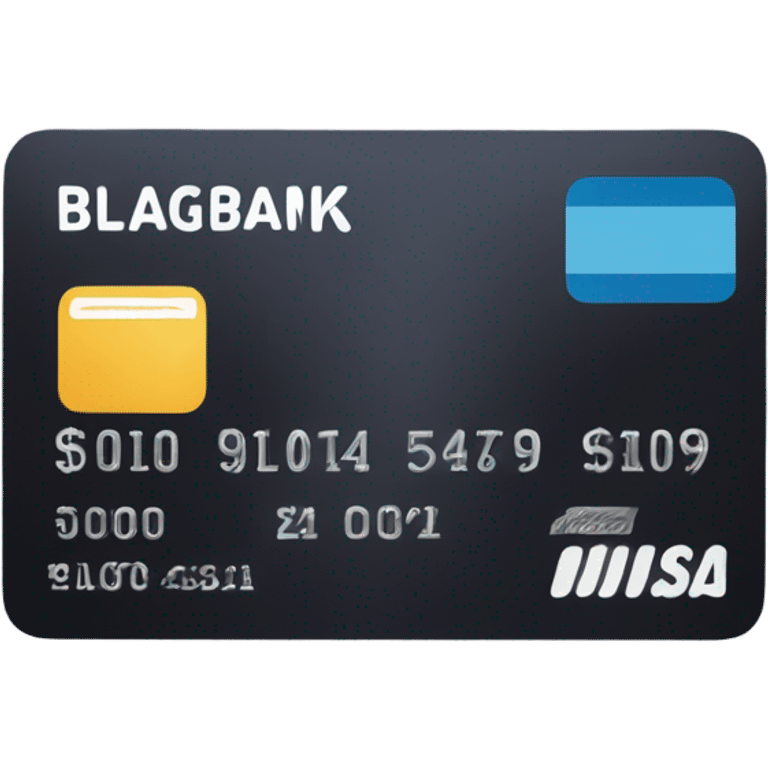 BLAG bank credit card  emoji